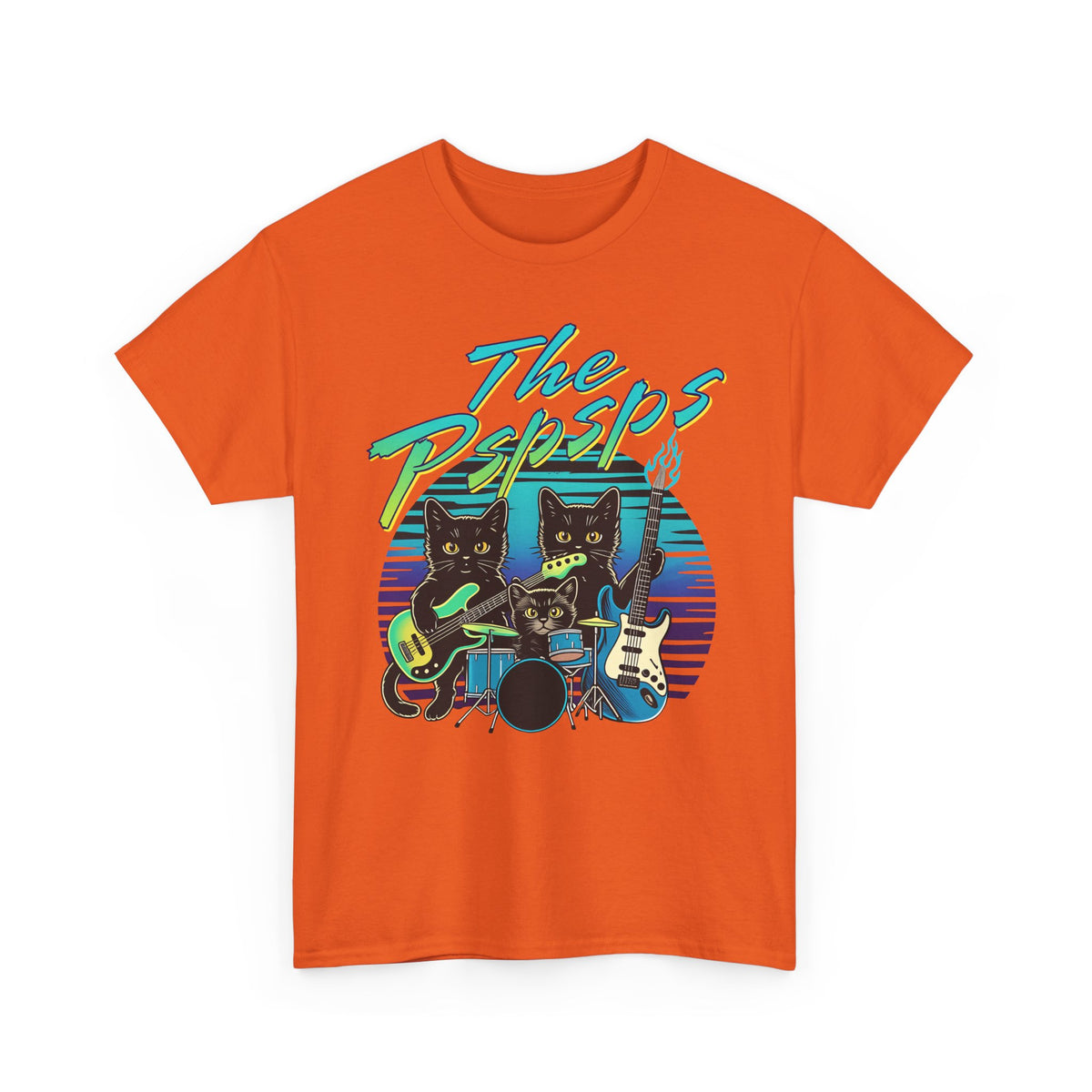 Pspsps Cat Band T-Shirt