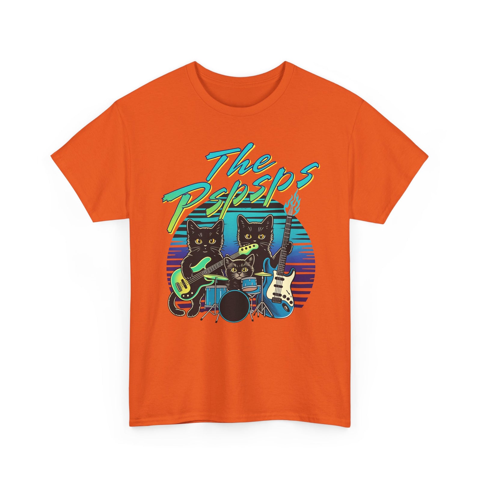 Pspsps Cat Band T-Shirt