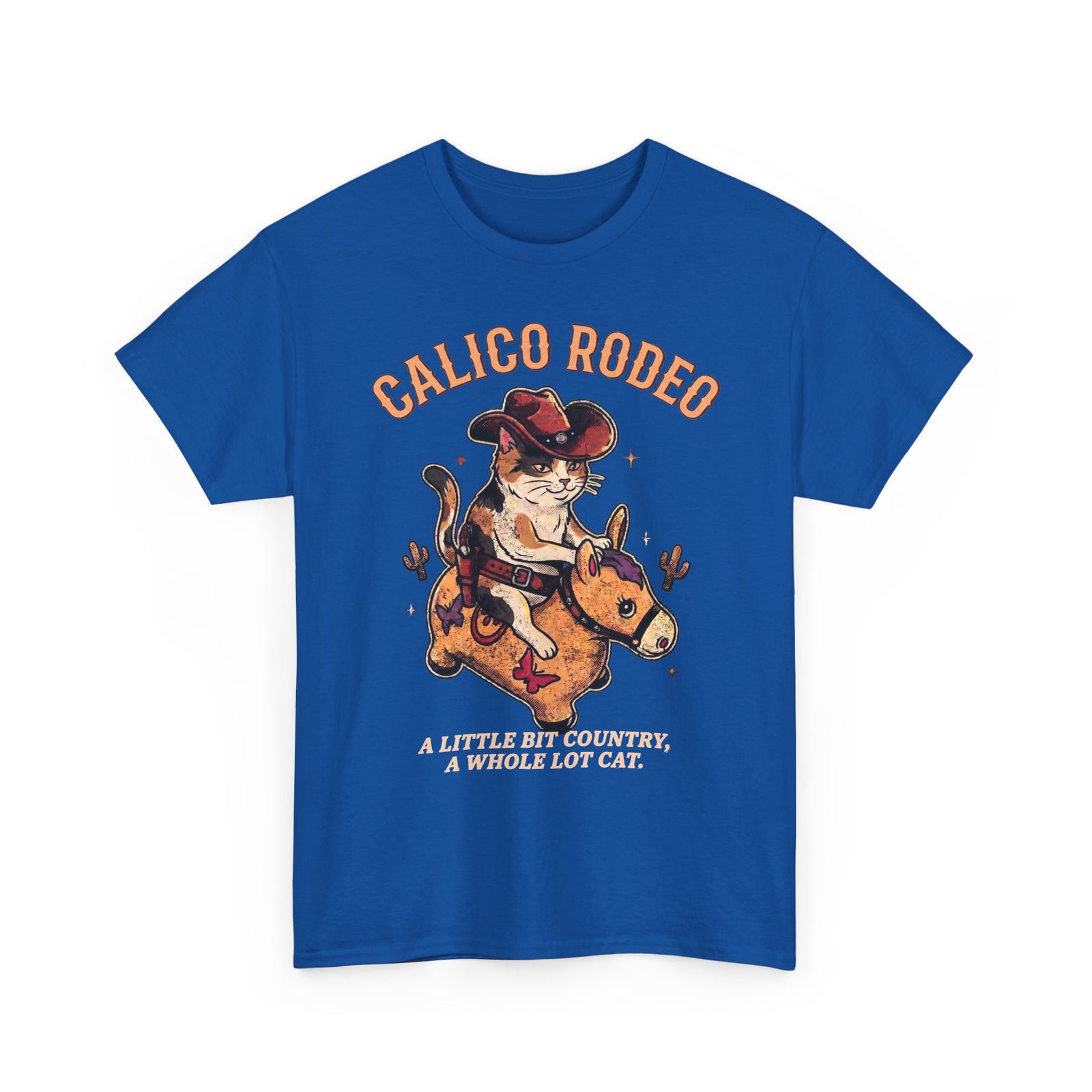 Calico Rodeo Cowgirl Cat Shirt — Funny Country Western Cat T-Shirt