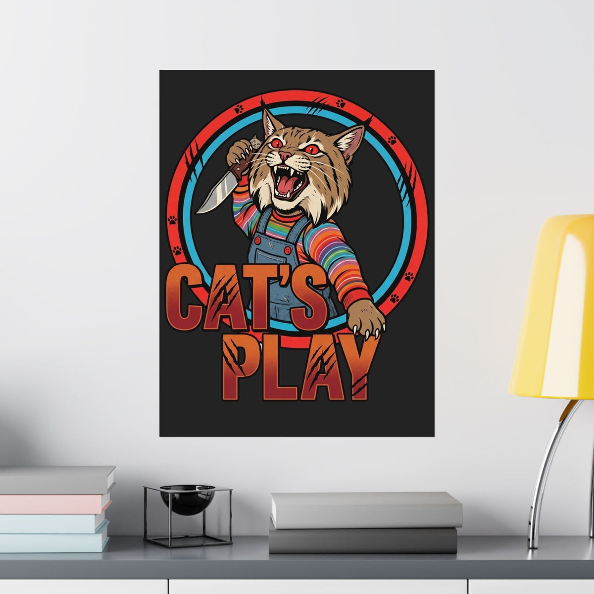 Cat's Play Killer Cat Unisex Poster