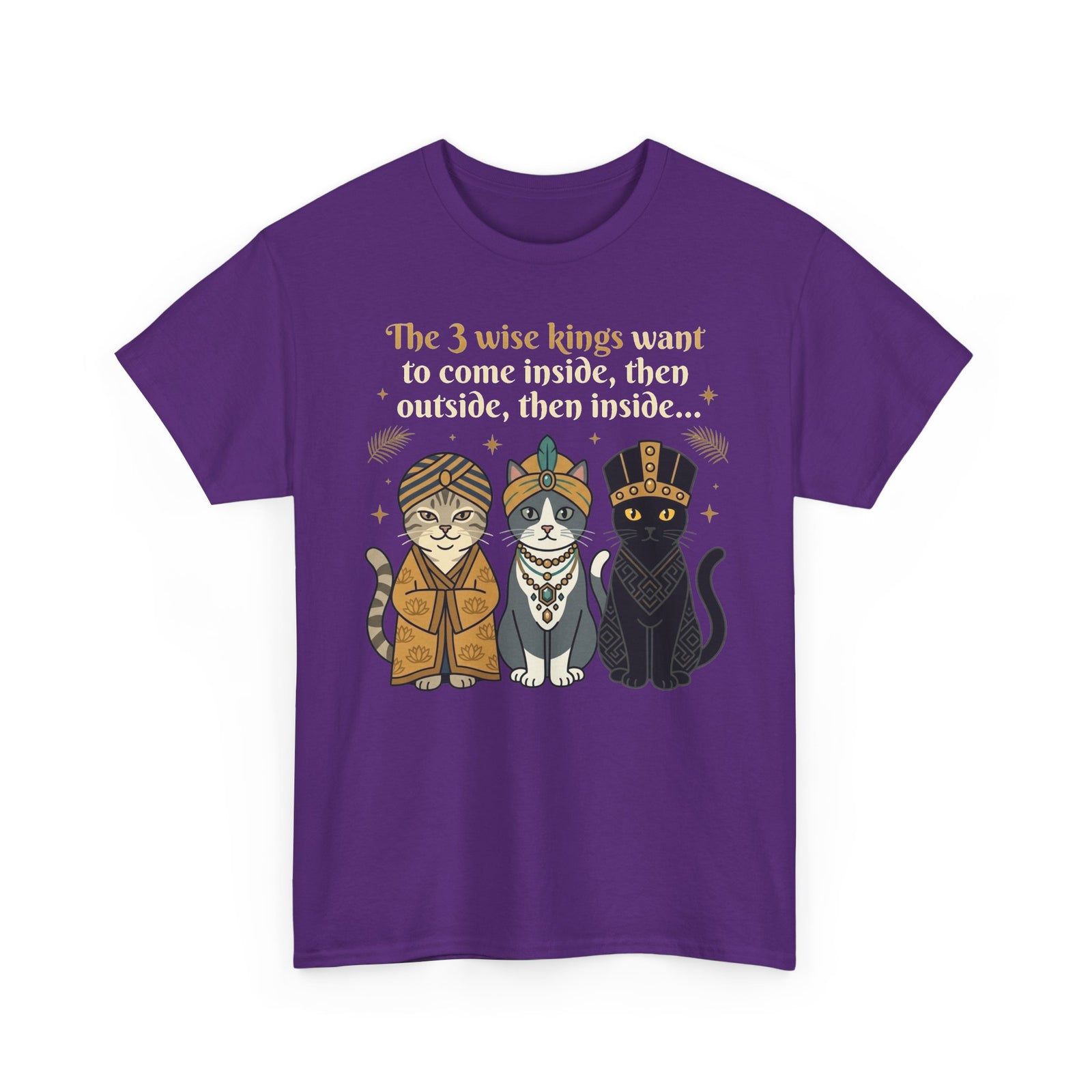 Cat Three Wise Kings Tee — "The 3 Wise Kings" Nativity Cat Christmas Shirt