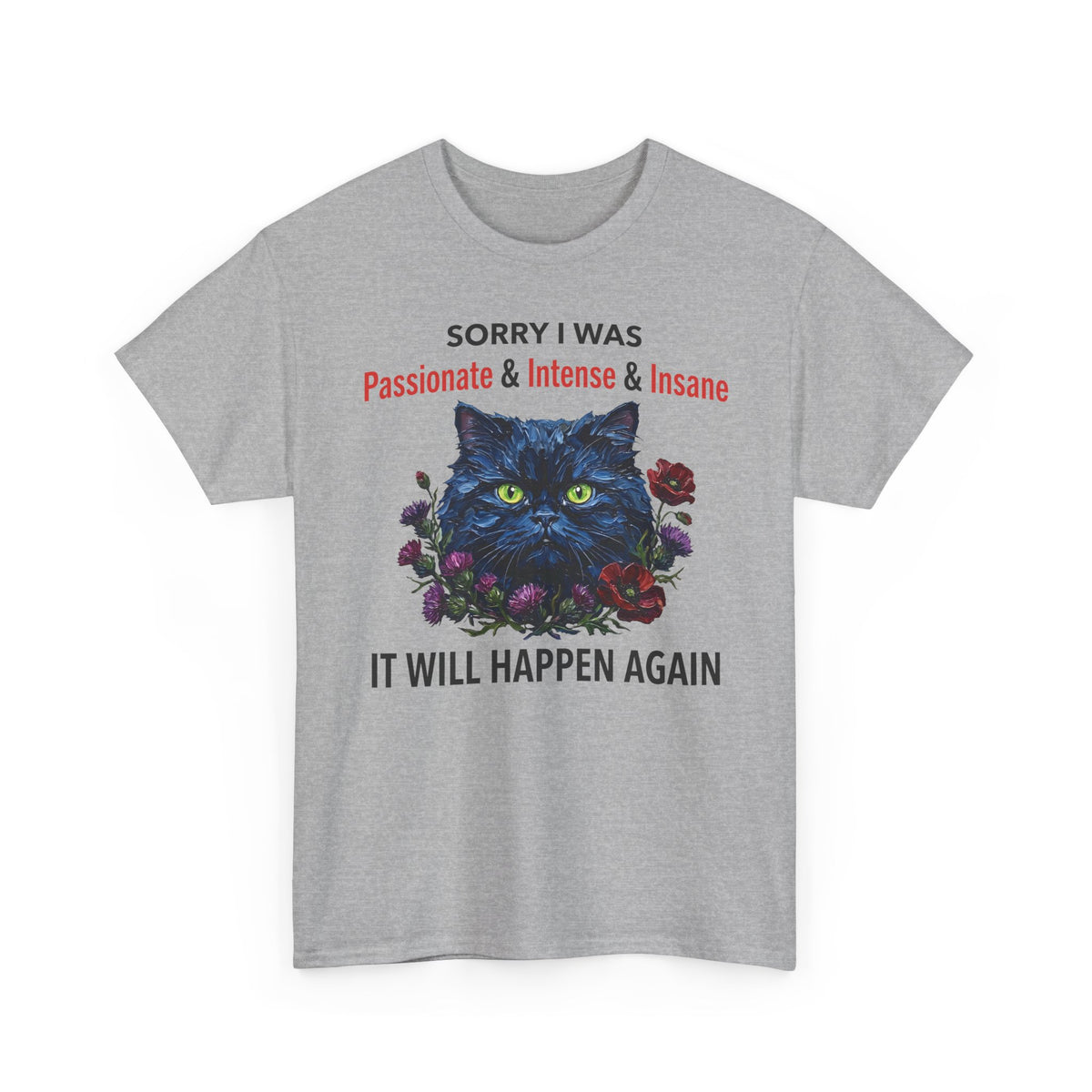 Passionate Black Cat Tee
