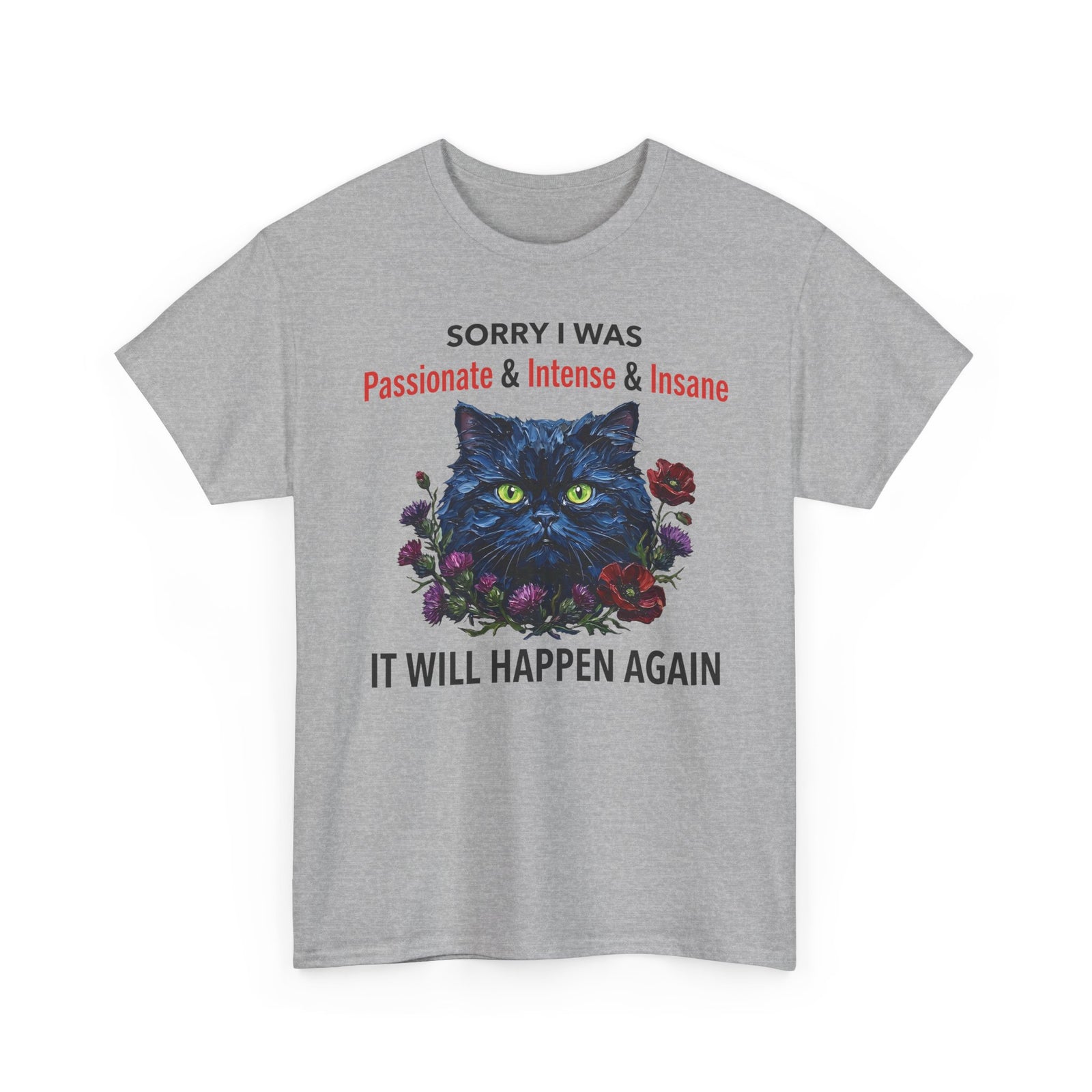 Passionate Black Cat Tee