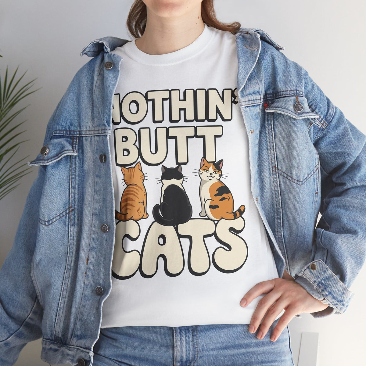 Nothin' But Cats Tee - Cute Retro Cat Lover T‑Shirt