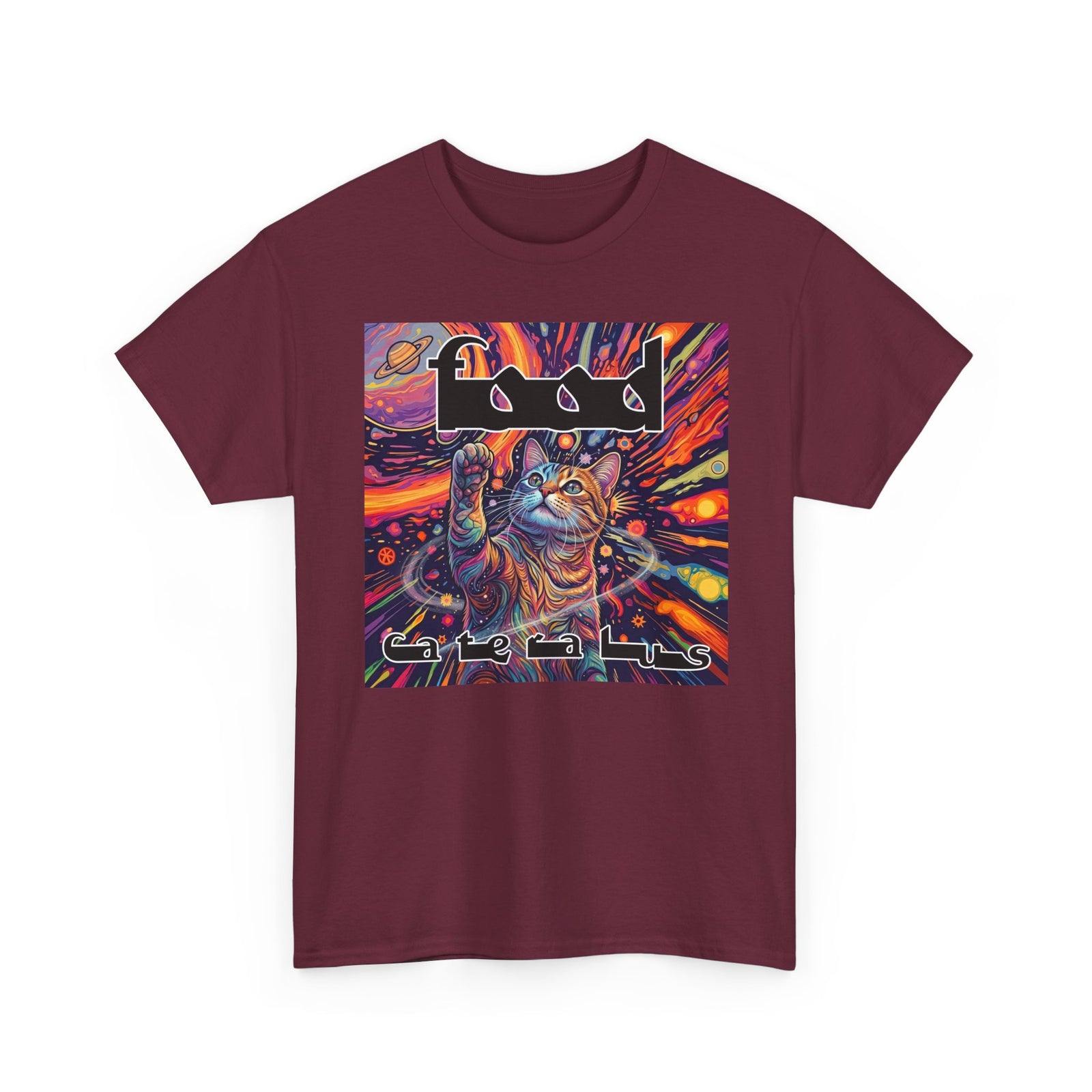 Funny Progressive Metal Cat T-Shirt — Progressive Metal Band Cat Graphic Tee