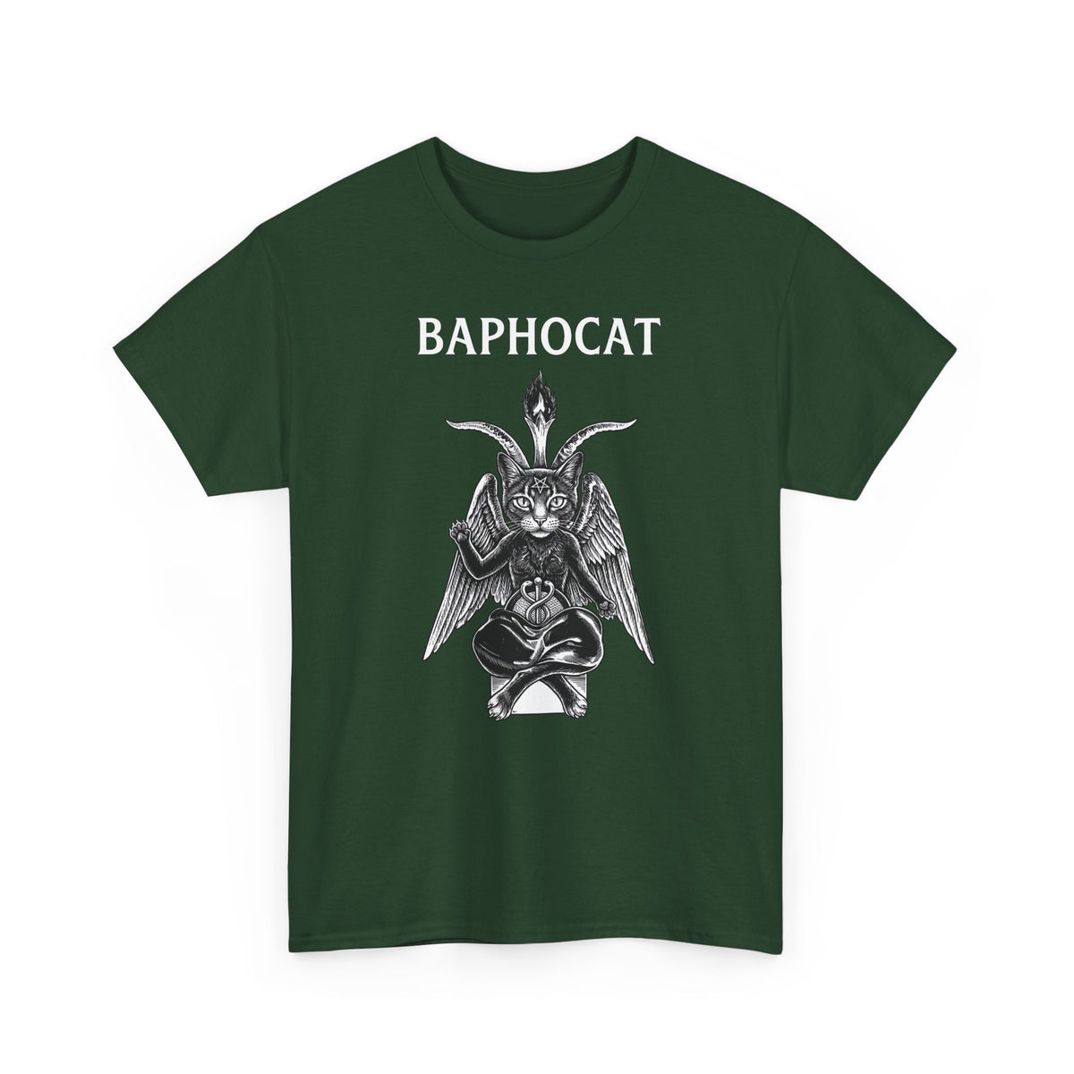 Baphocat Dark Evil Cat T-Shirt