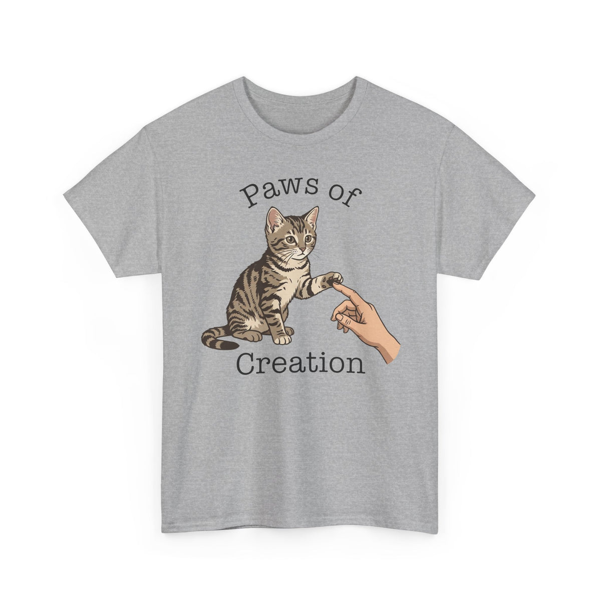 Paws of Creation Graphic Tee for Cat Lovers