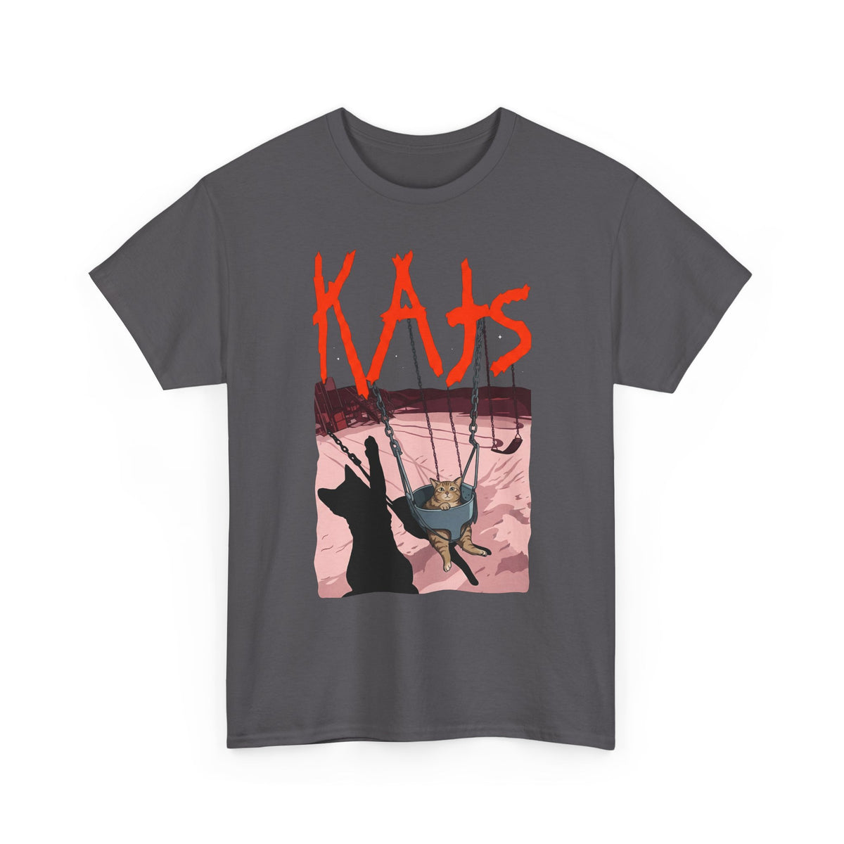 Rock Cat Band T-Shirt — Funny 'Kats' Album Parody Tee
