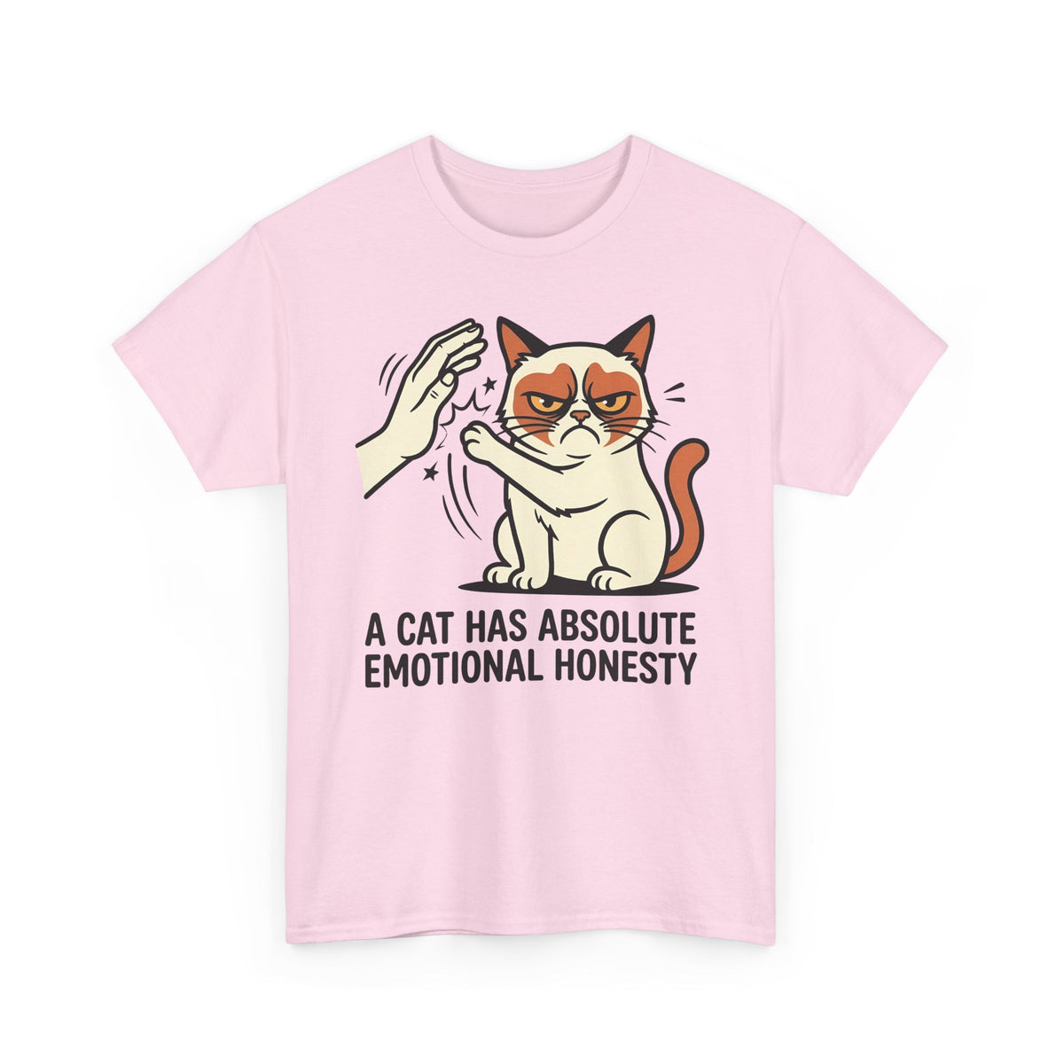 Funny Angry Cat Slap T-Shirt