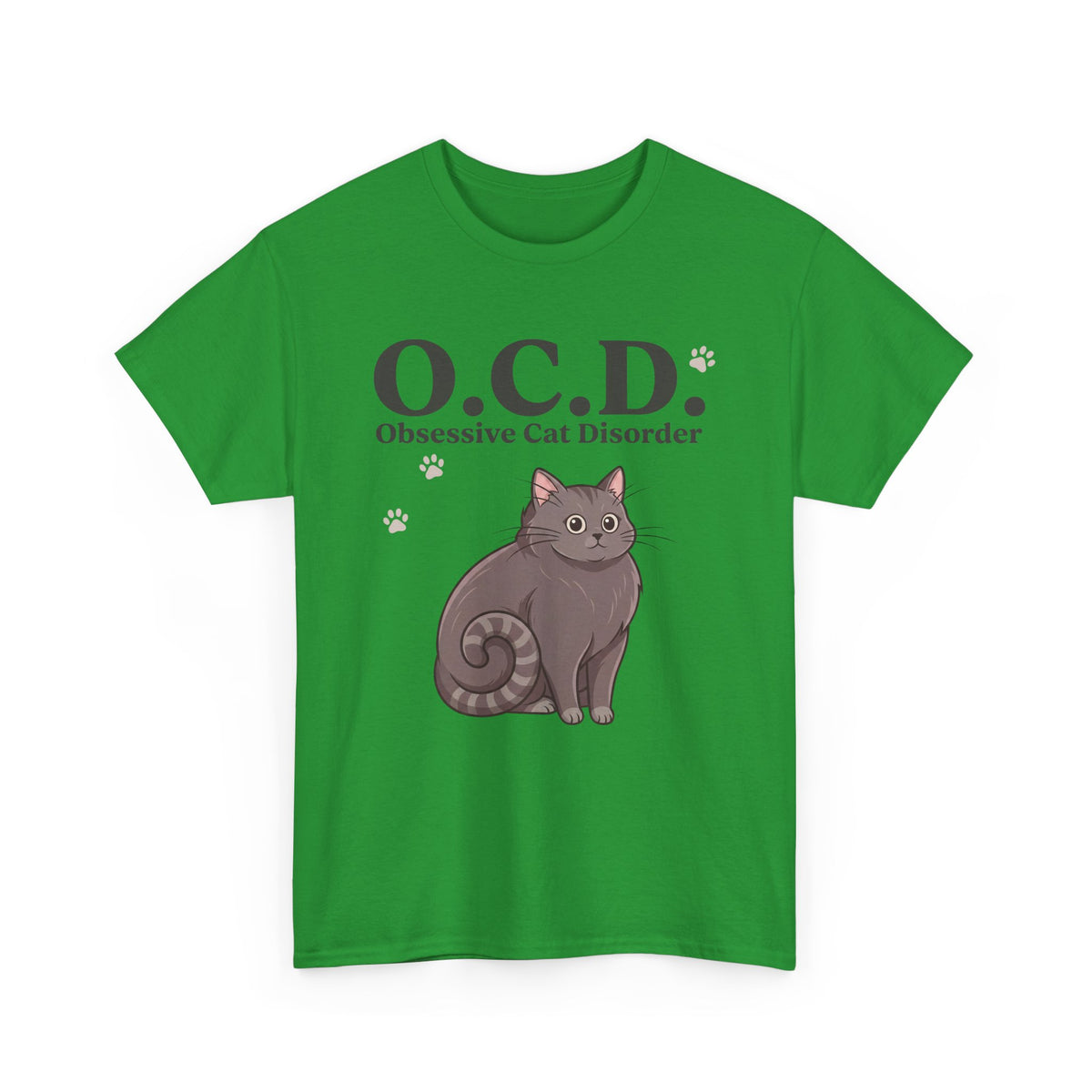 Obsessive Cat Disorder T-Shirt — O.C.D. Cat Lover Tee