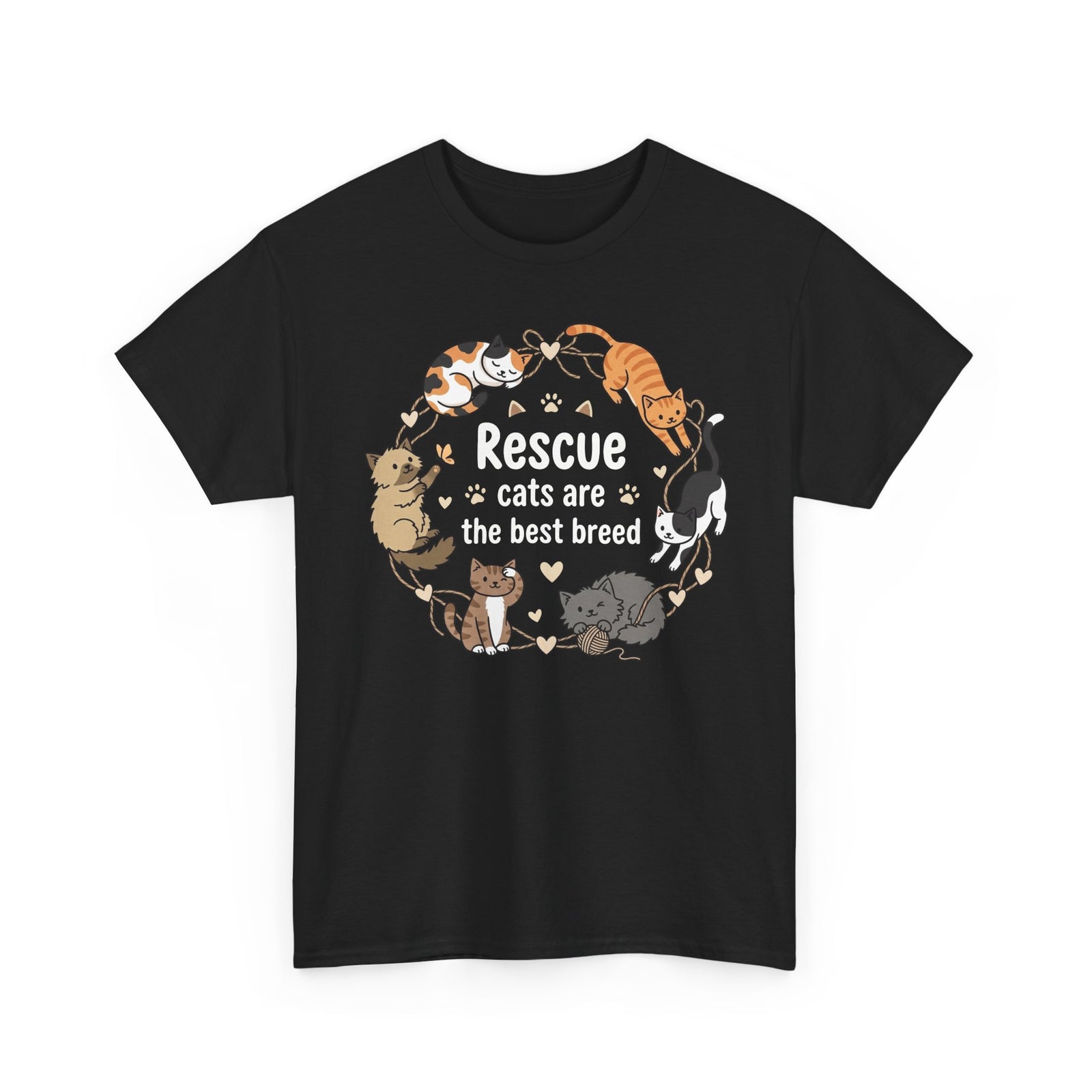Rescue Cats Are the Best Breed T-Shirt