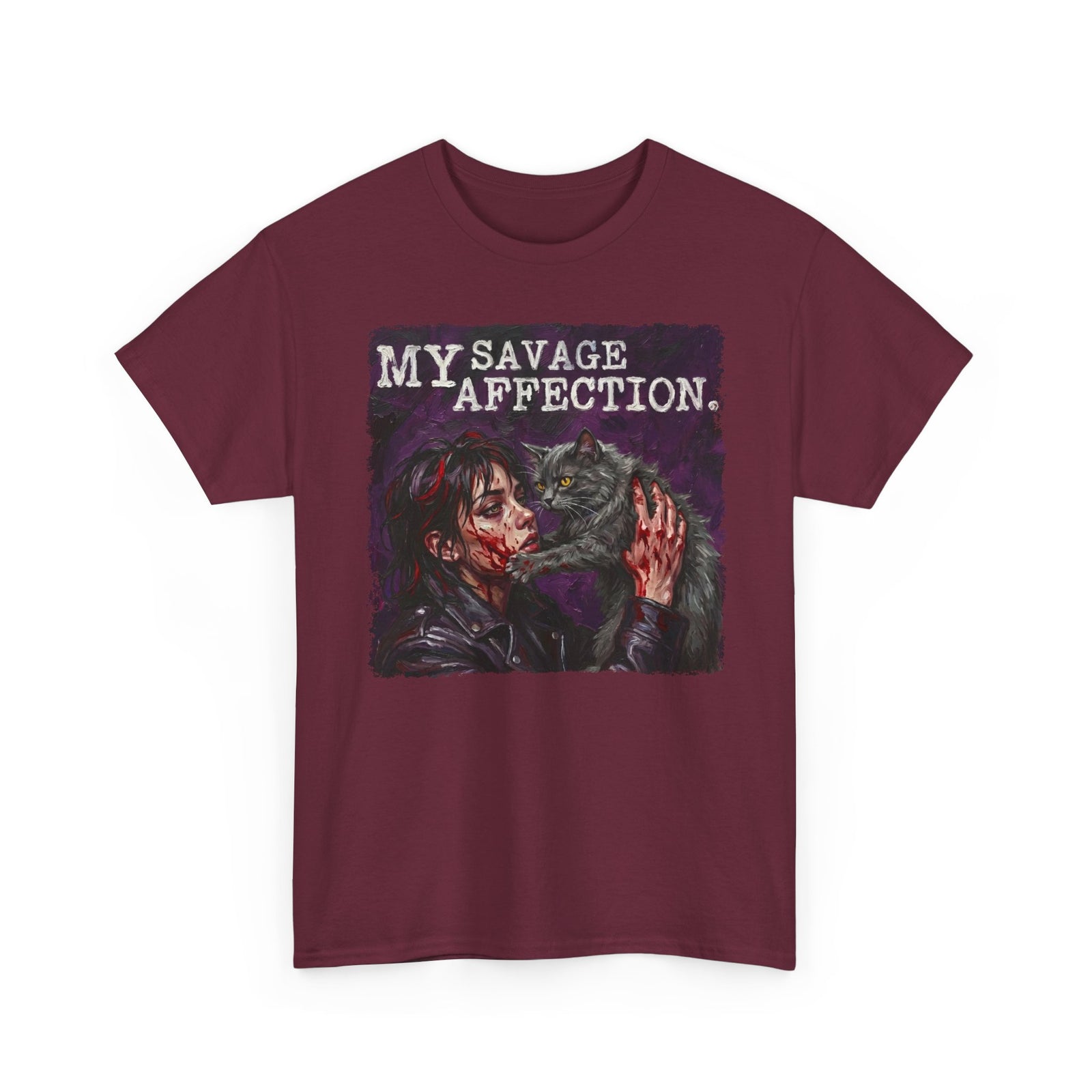 My Savage Affection T-Shirt — Bold Romantic Graphic Tee