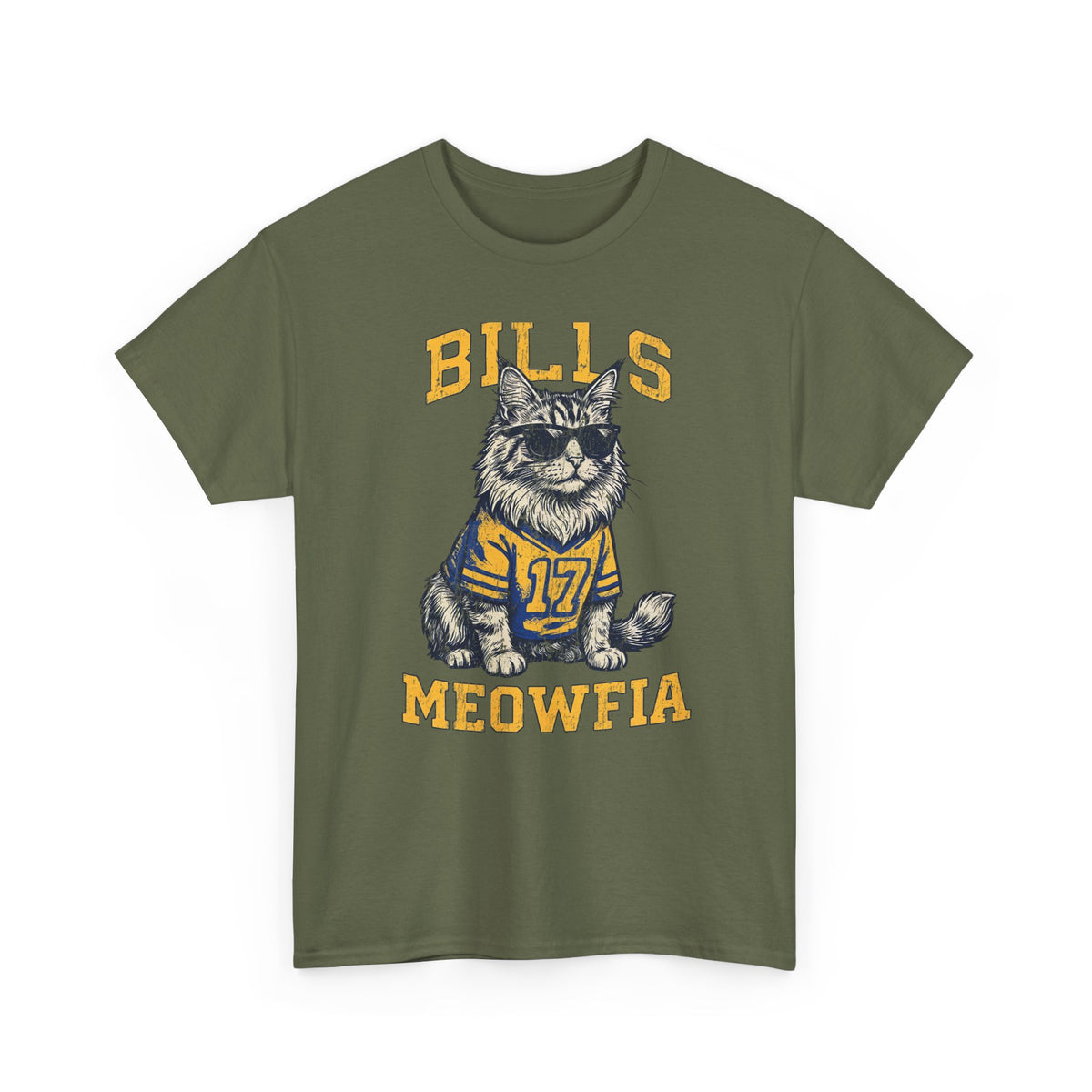 Bills Meowfia T-Shirt — Funny Cat Mafia Graphic Tee