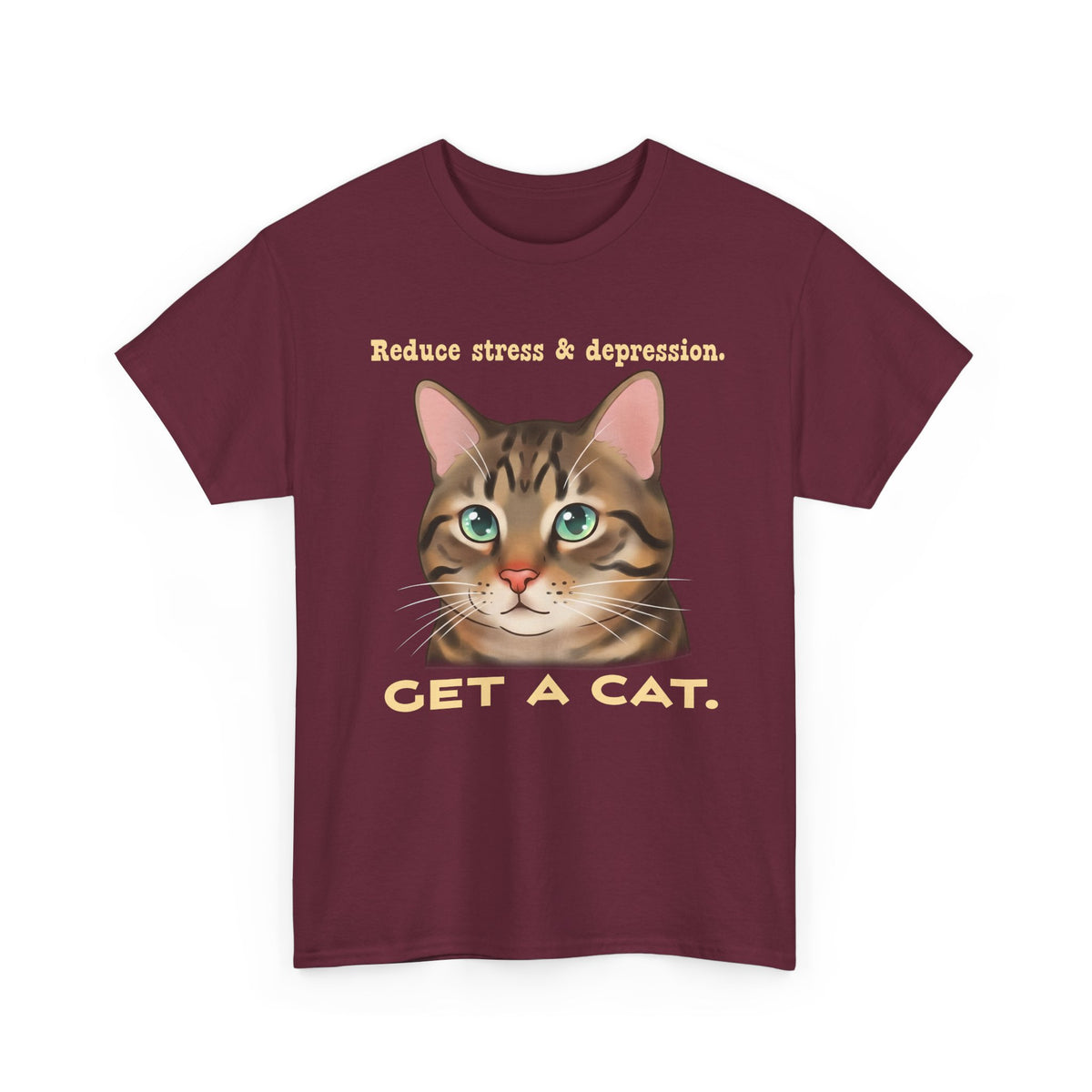 Get a Cat T-Shirt — Cute Cat Lover Tee