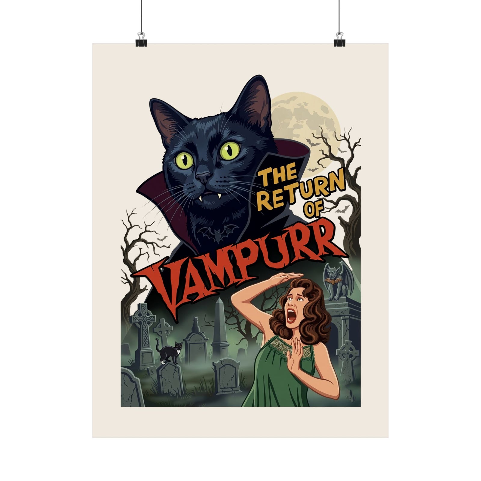 Vampurrr Cats 'The Return of Vampurrr' Poster