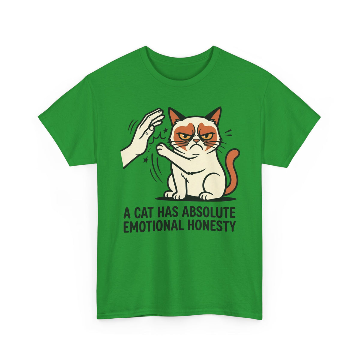 Funny Angry Cat Slap T-Shirt