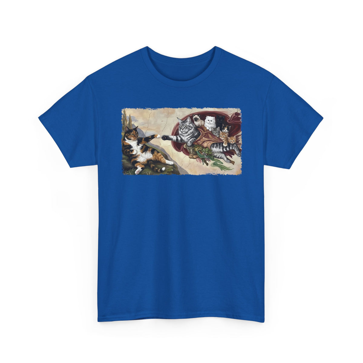 The Creation of Adam Cats T-Shirt