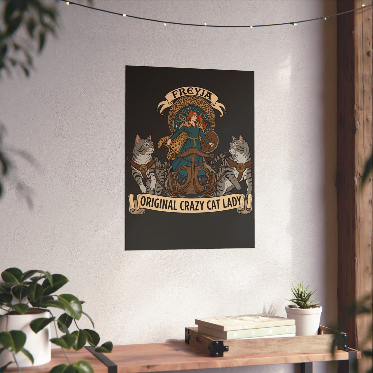 Original Crazy Cat Lady Poster
