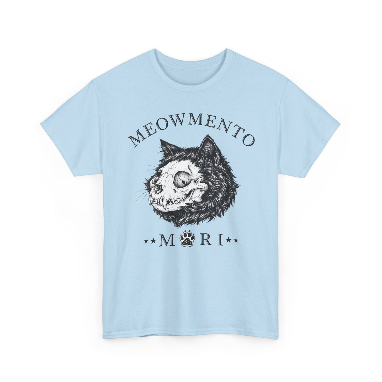 Meowmento Cat T-Shirt — Humorous Cat Memorial Tee