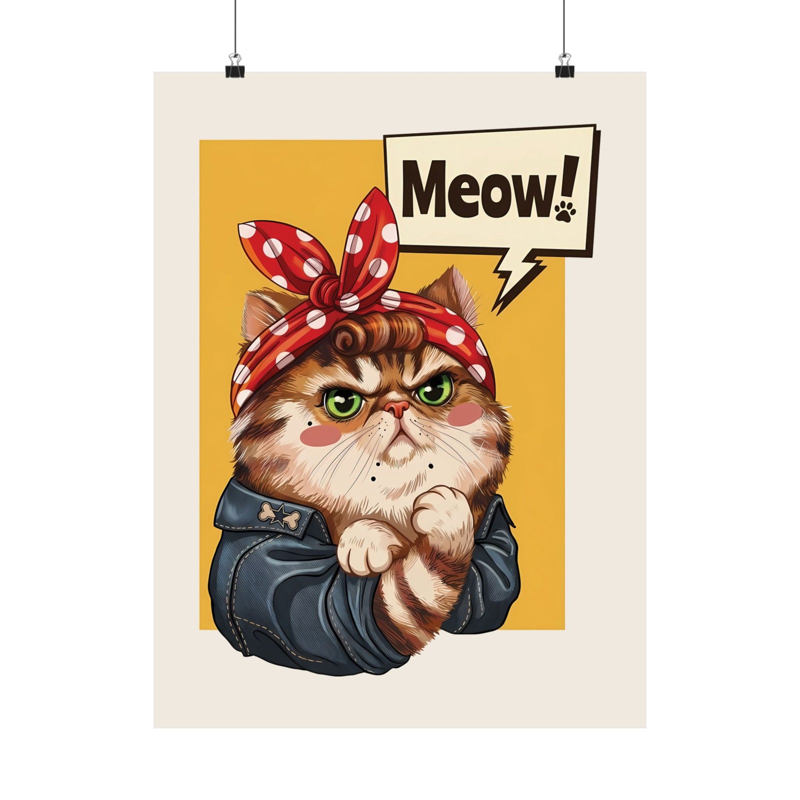 The Feminist Cat Poster