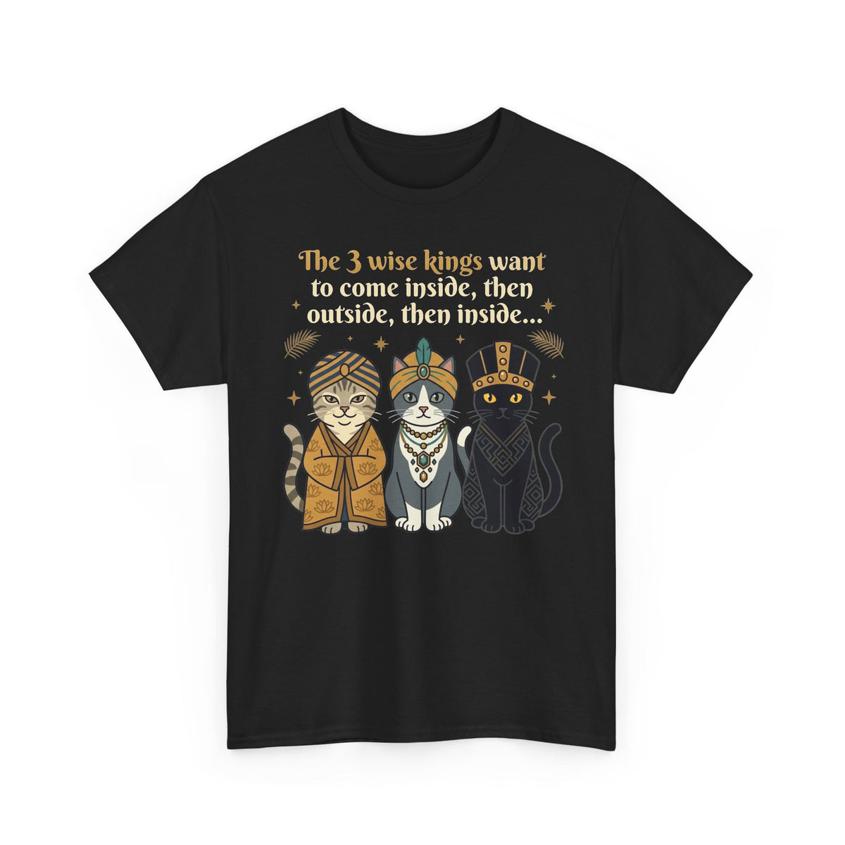 Cat Three Wise Kings Tee — "The 3 Wise Kings" Nativity Cat Christmas Shirt