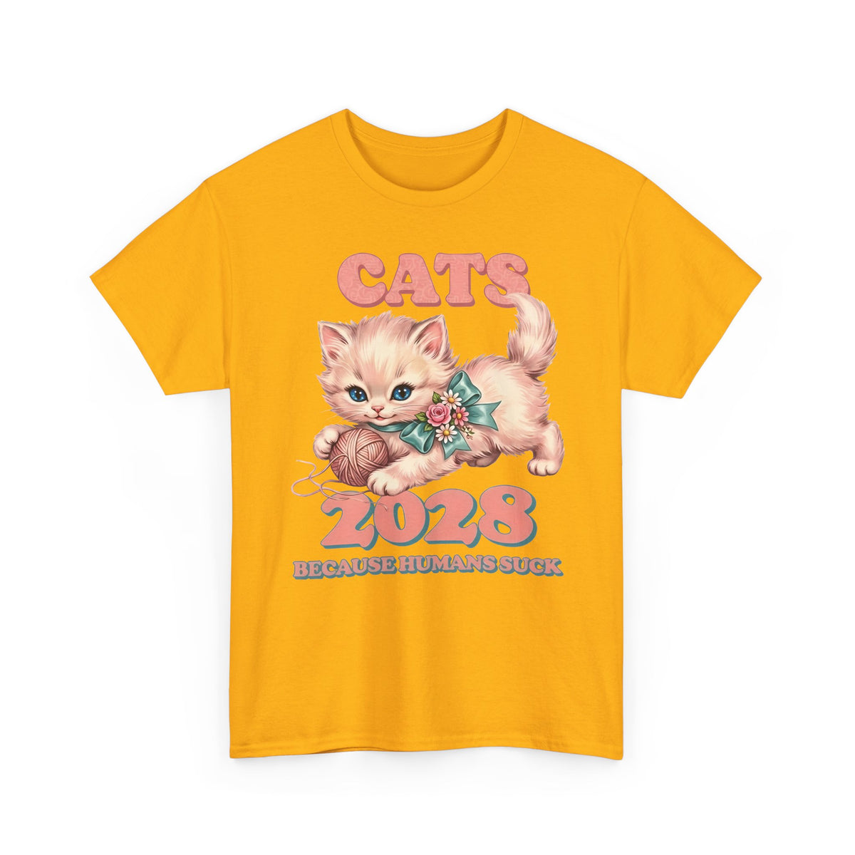 Vote for Cats T-Shirt  Funny Cat Political Tee