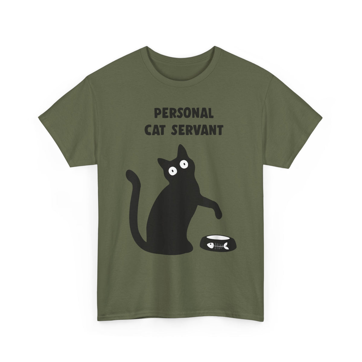 Personal Cat Servant T-Shirt — Funny Cat Tee