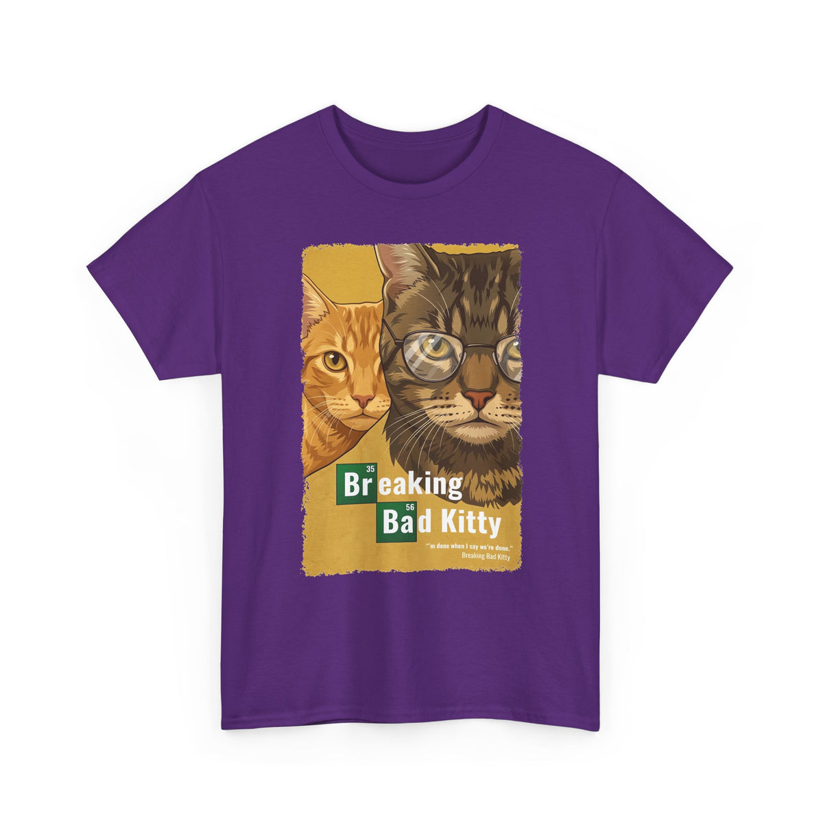 Breaking Bad Kitty T-Shirt — Funny Cat TV Parody Tee