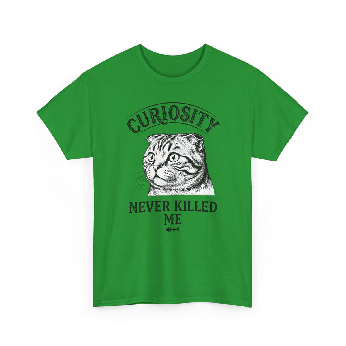 Curiosity Never Killed The Cat T-Shirt — Funny Cat Lover Tee