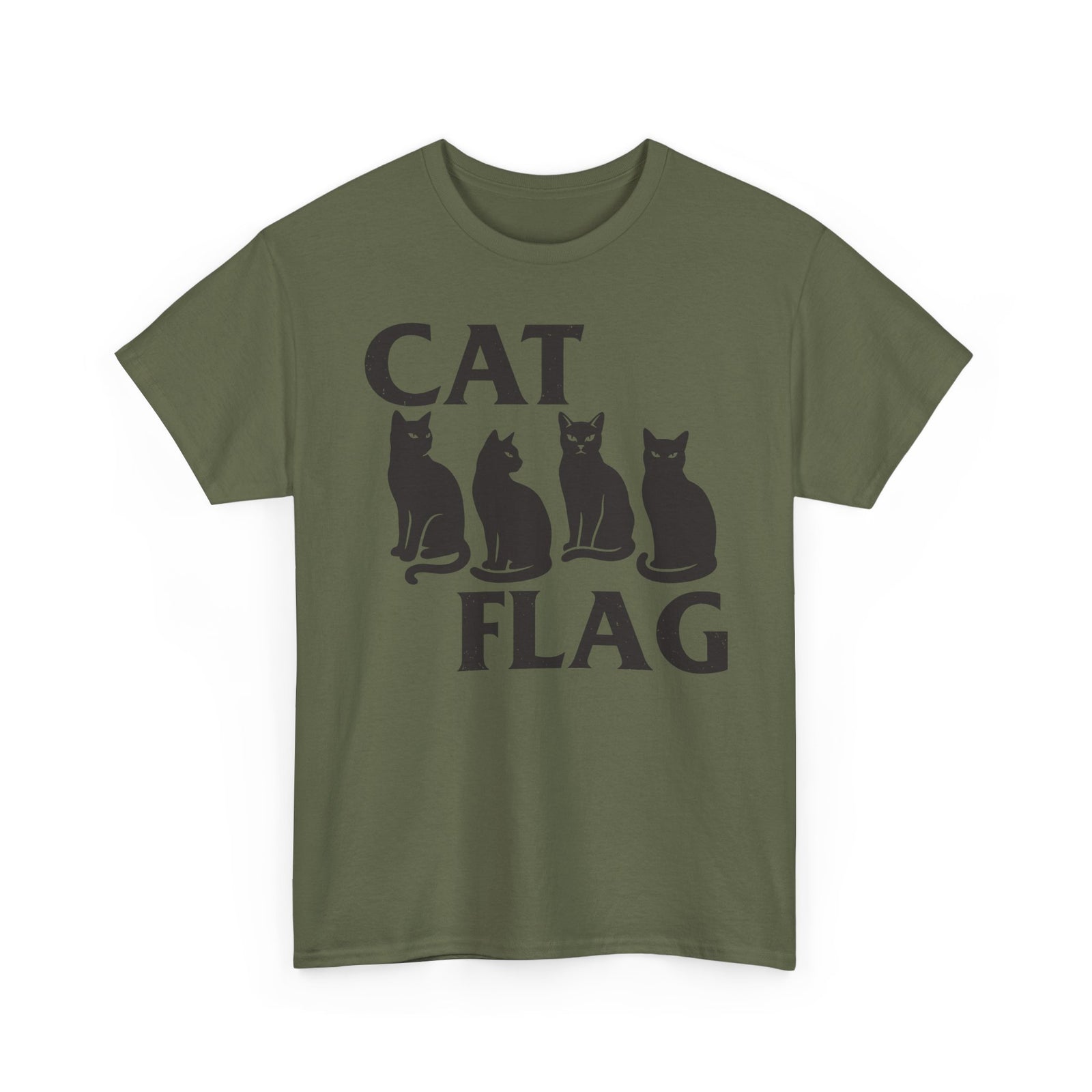 Cat Flag T-Shirt — Pride-Inspired Feline Graphic Tee