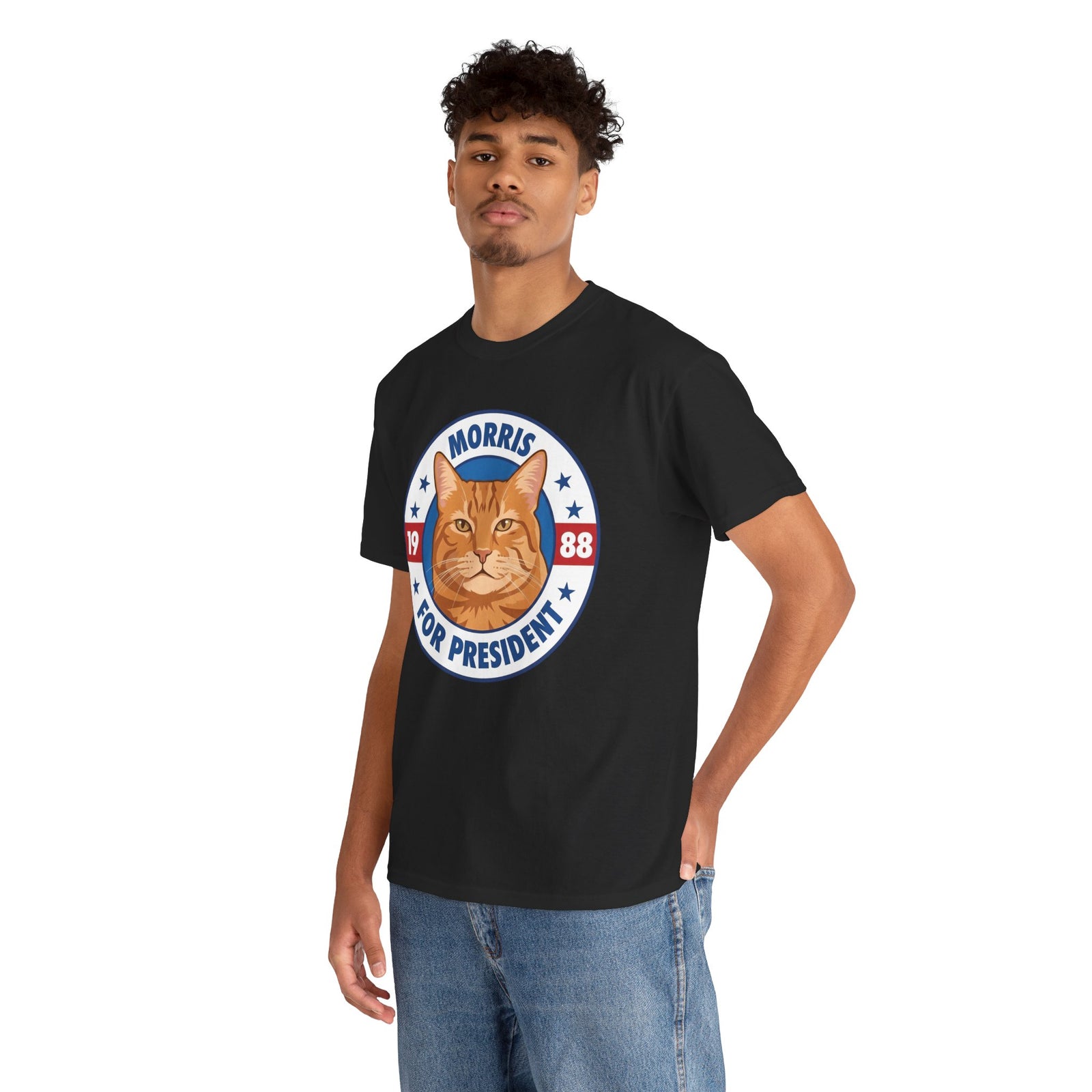 Cat For President 1988 T-Shirt Vintage Political Cat Tee