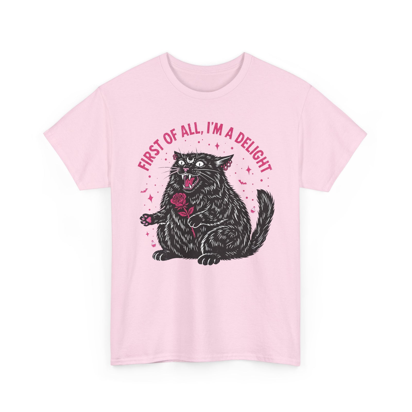 Black Cat "First of All I'm a Delight" T-Shirt