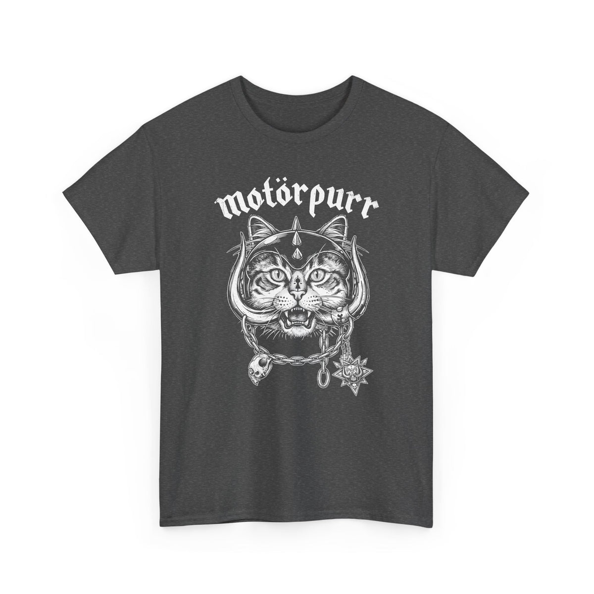 Heavy Metal Cat "Motorpurr" T-Shirt