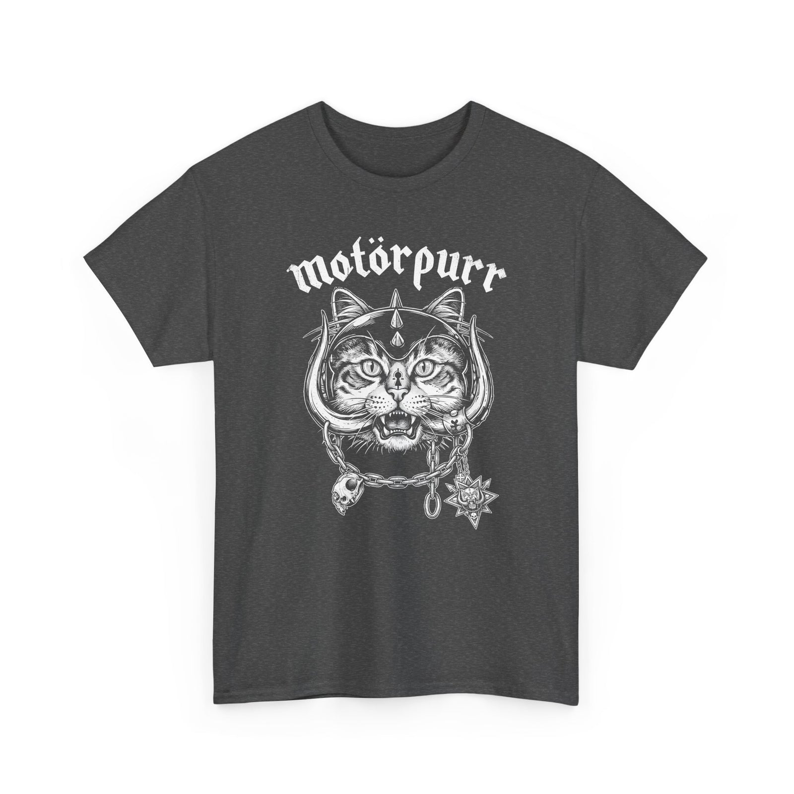 Heavy Metal Cat "Motorpurr" T-Shirt