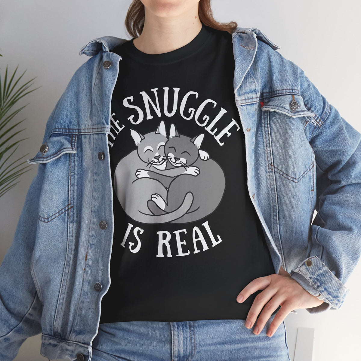 The Snuggle Is Real Cat Lover T-Shirt
