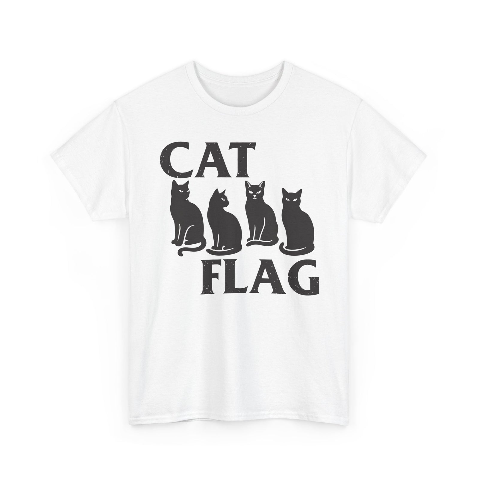 Cat Flag T-Shirt — Pride-Inspired Feline Graphic Tee