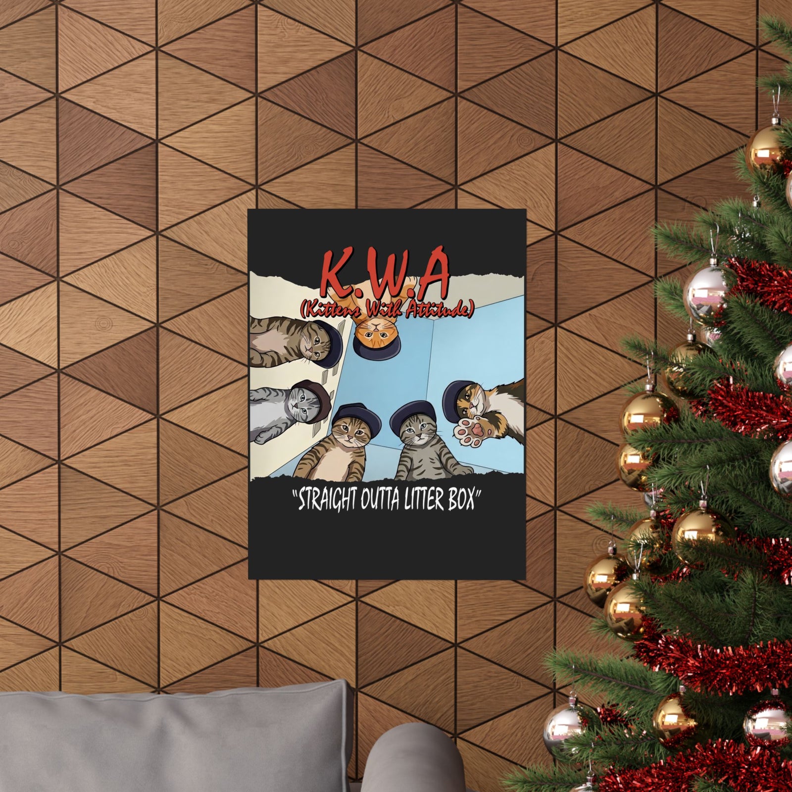 Kittens With Attitude Poster