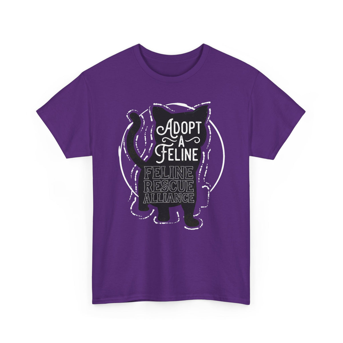 Adopt a Feline T-Shirt – Feline Rescue Alliance Cat Shirt, Cat Lover Graphic Tee