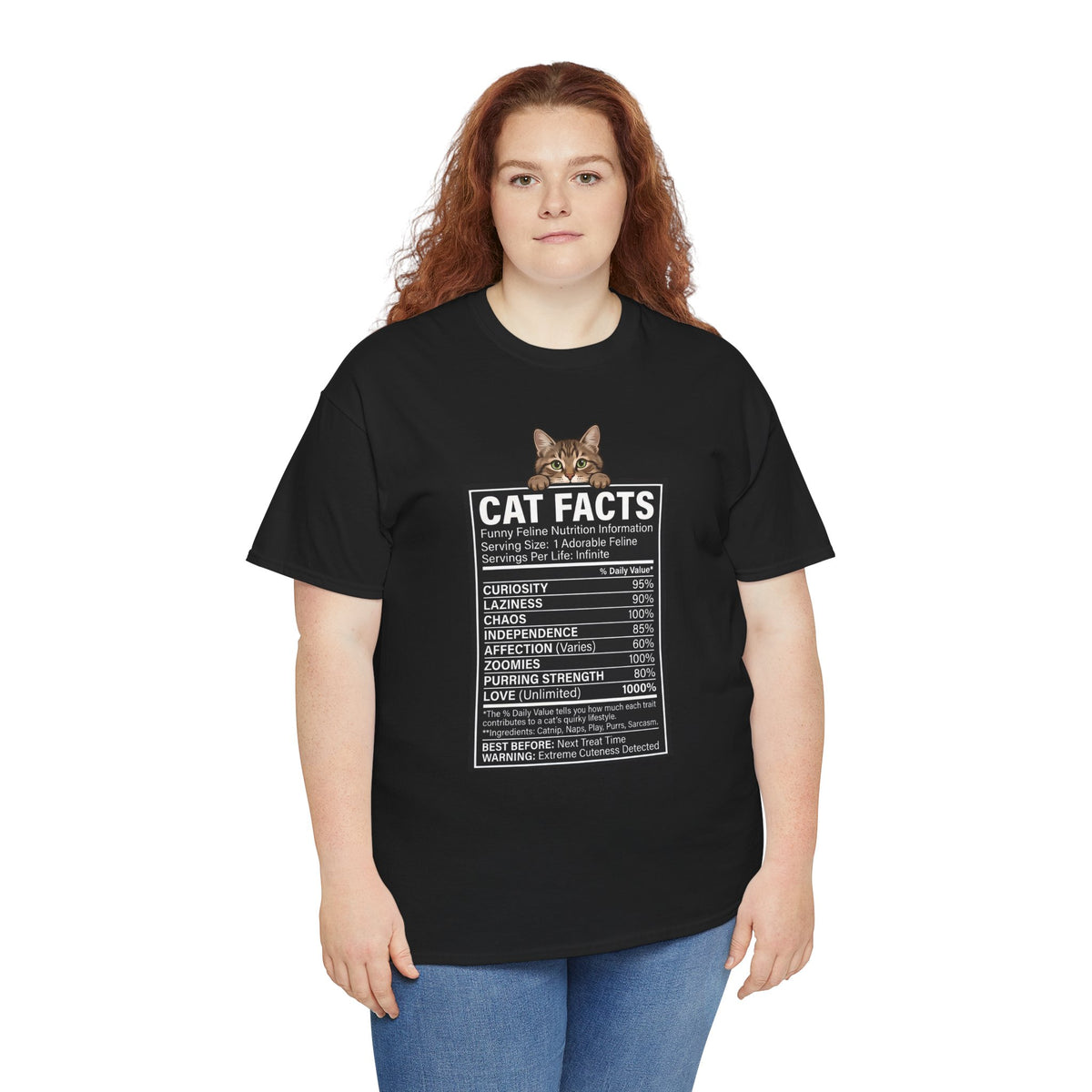 Cat Nutrition Facts T-Shirt