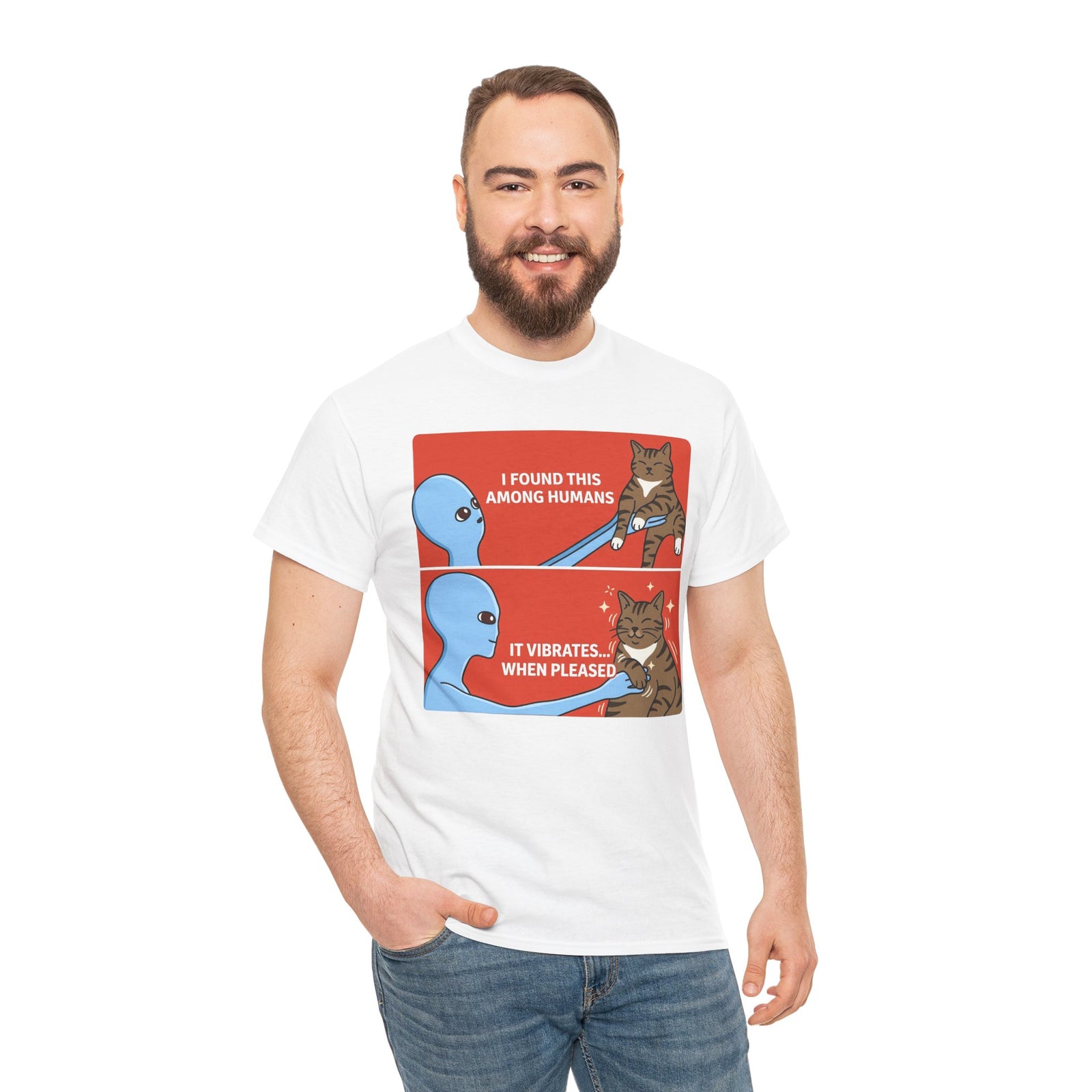 I Found a Cat T-Shirt — Cute Cat Lover Graphic Tee