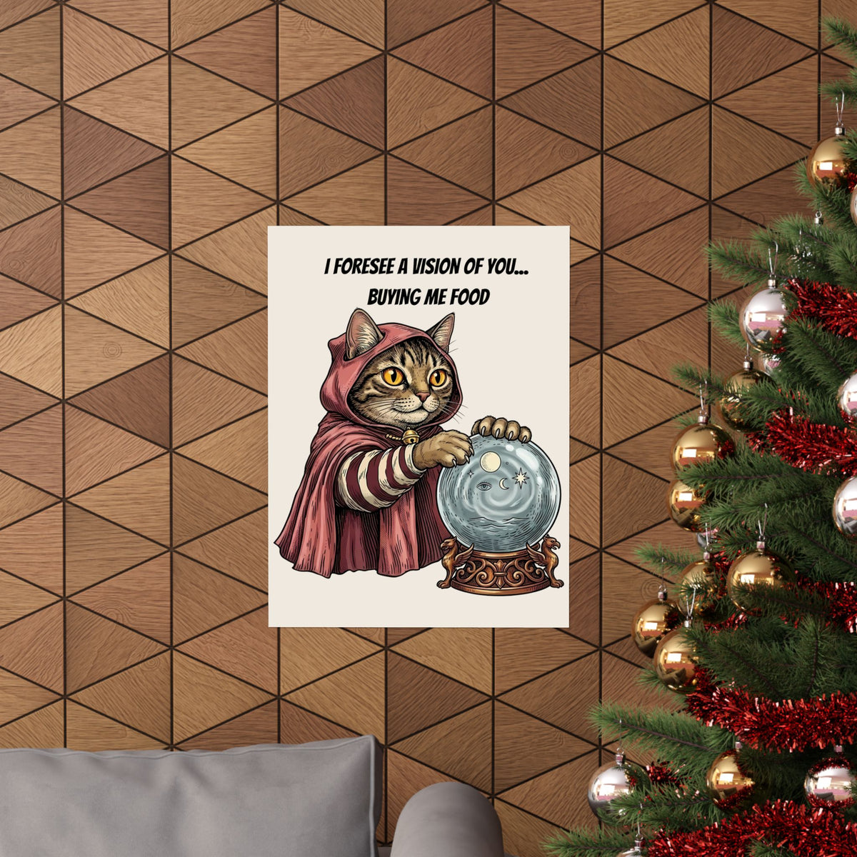 Cats Foresee A Vision Of You Buying Them Food Poster