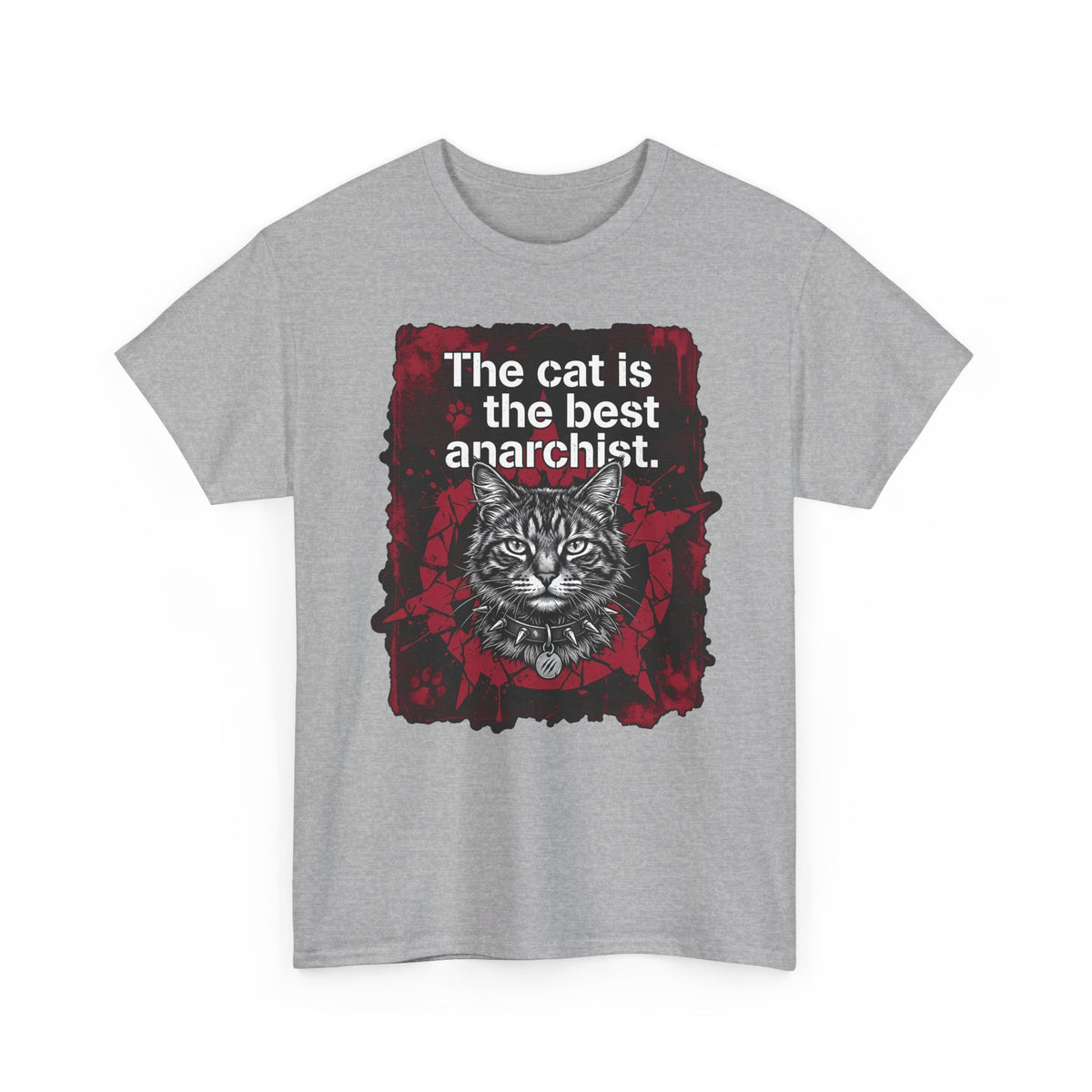 Anarchist Cat T-Shirt "The Cat Is the Best Anarchist"
