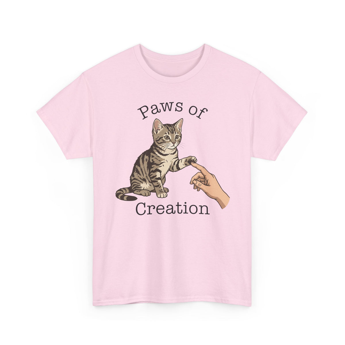 Paws of Creation Graphic Tee for Cat Lovers