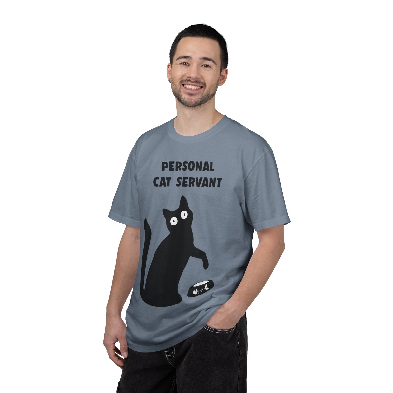 Personal Cat Servant T-Shirt — Funny Cat Lover Tee