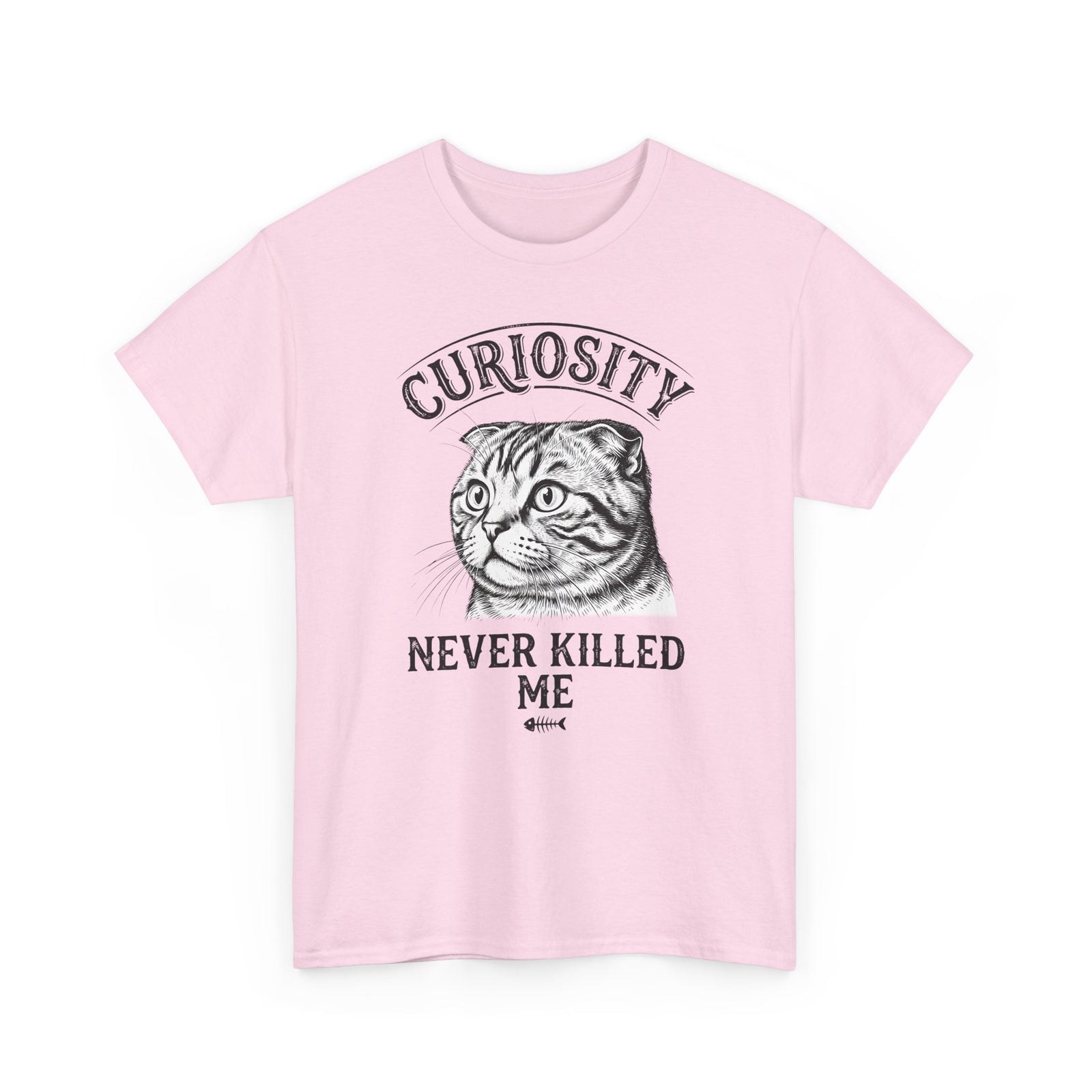 Curiosity Never Killed The Cat T-Shirt — Funny Cat Lover Tee