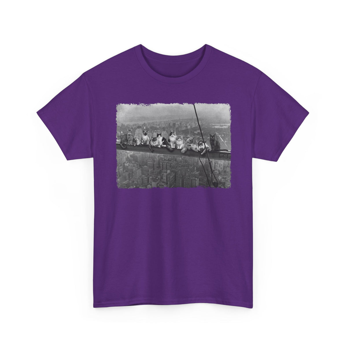 Skyscraper Cats T-Shirt — Urban Cat Skyline Tee