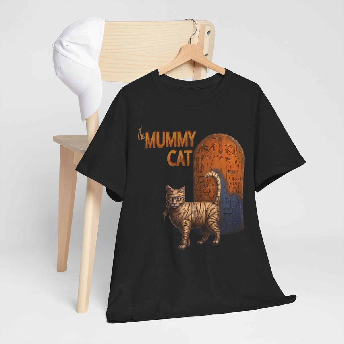 The Mummy Cat Movie Parody T-Shirt — Ancient Egyptian Mummy Feline Tee