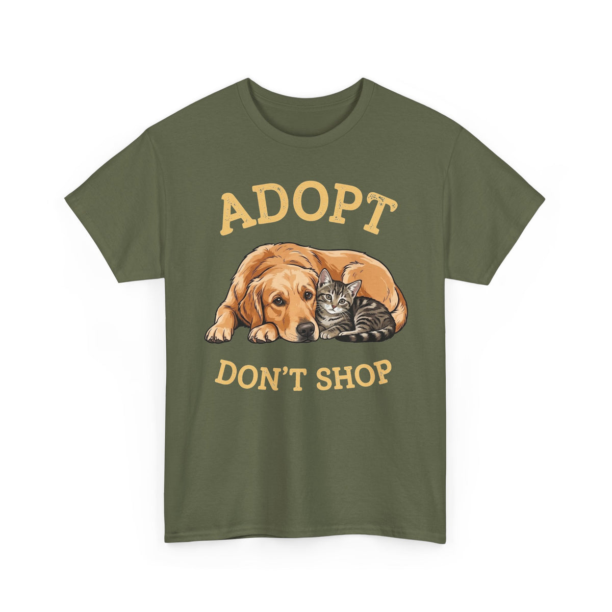 Adopt Don't Shop Tee — Rescue Dog & Cat Animal Rescue Shirt