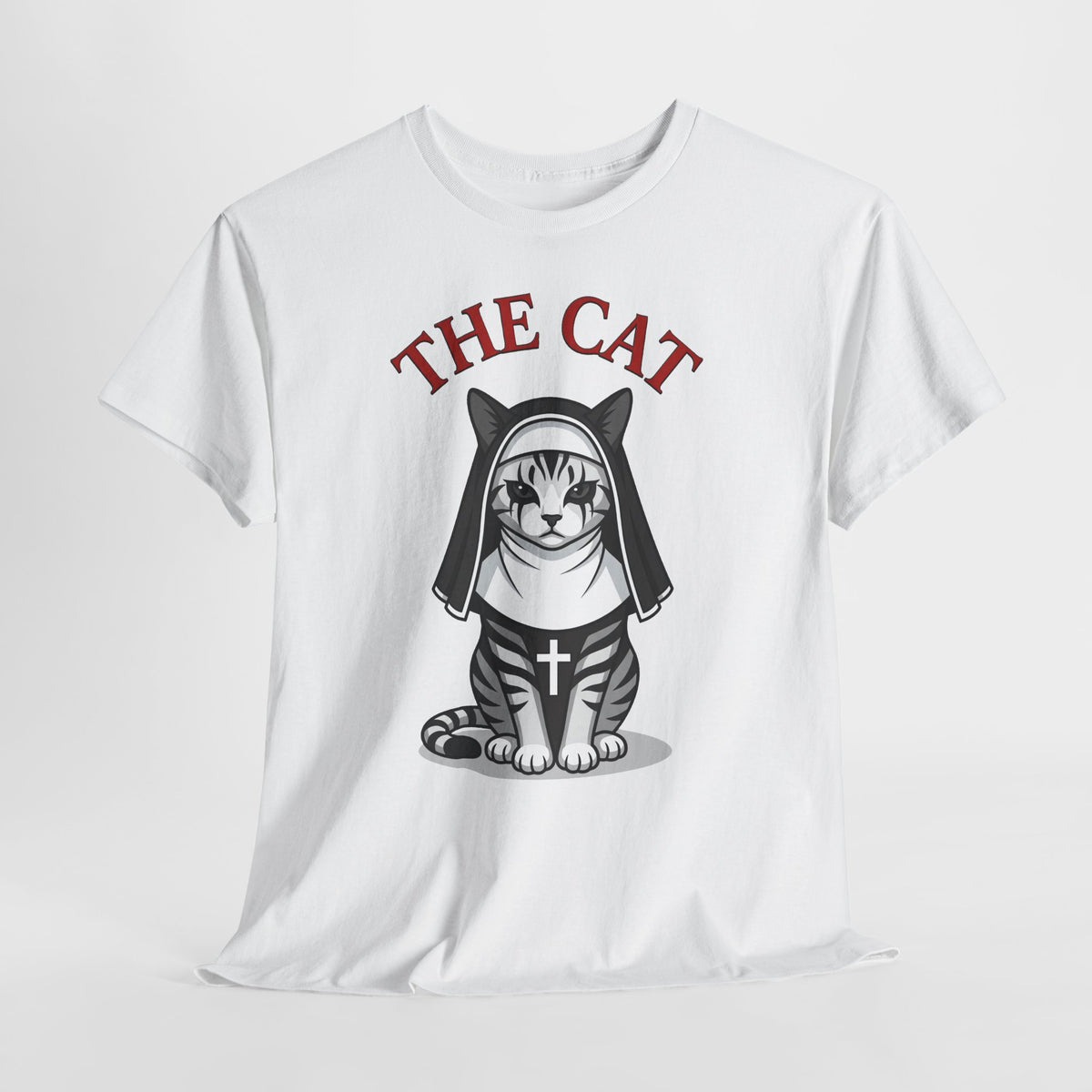 Nun Cat T-Shirt "The Cat" Gothic Kitty Tee