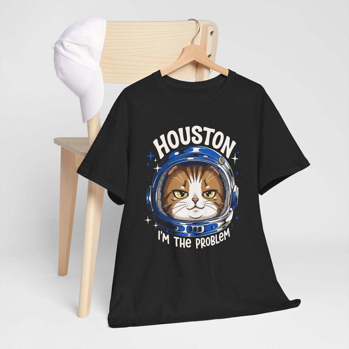 Houston I'm the Problem Space Cat T-Shirt